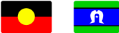 Aboriginal and Torres Straight Islander flags